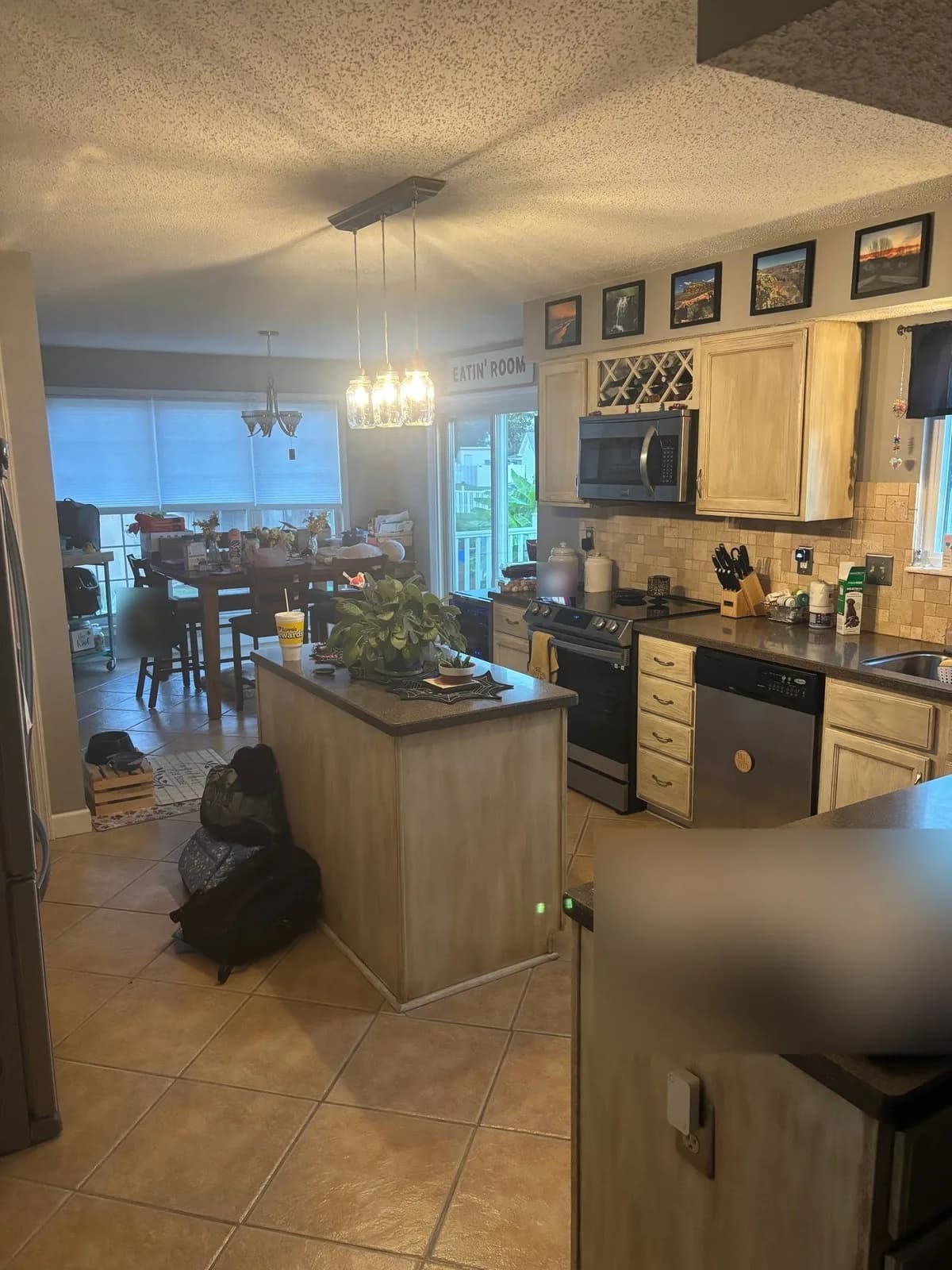 Original photo of the kitchen before any remodel